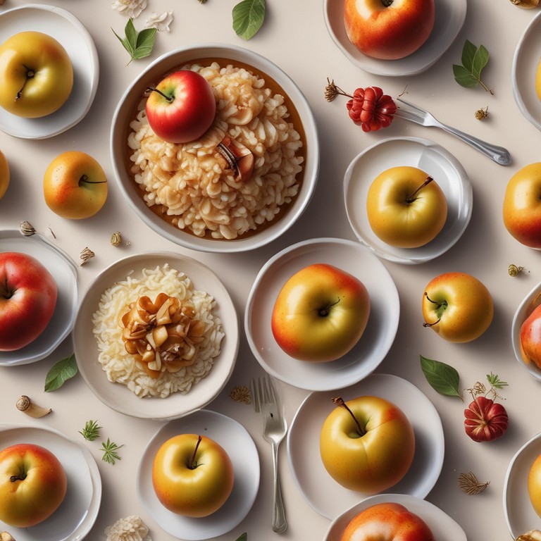Caramelized Apple Infused Rice with Brown Butter