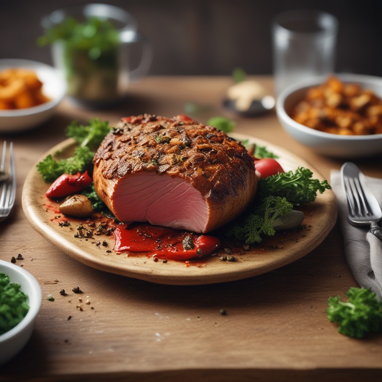 Savory Herb-Crusted Roast Meat