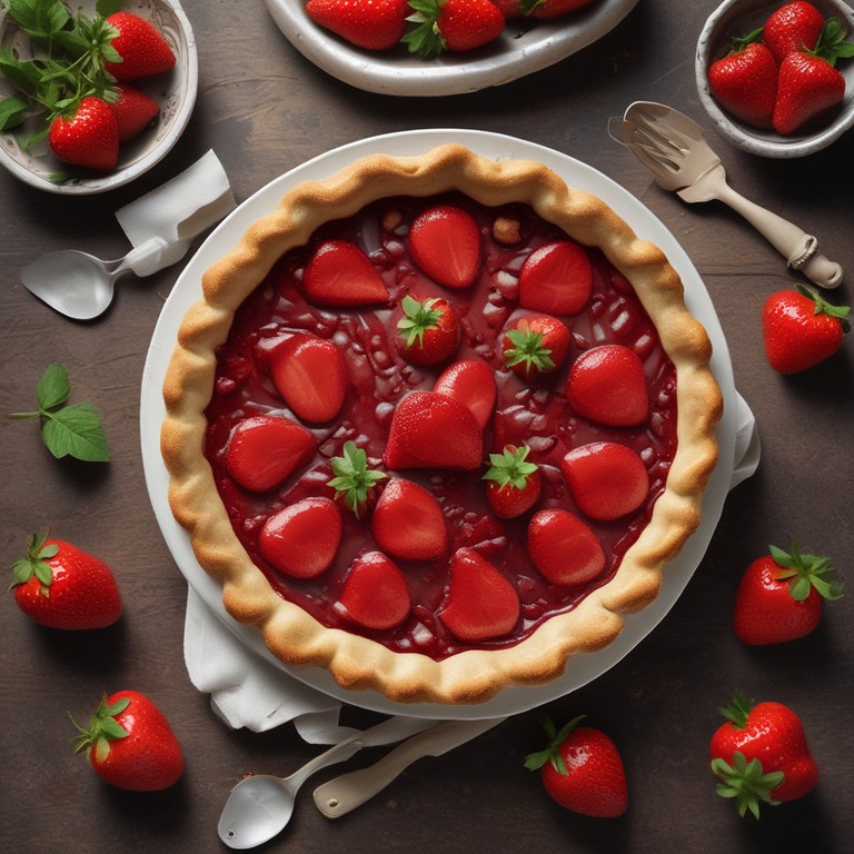 Pie de Fresas Saludable sin Gluten