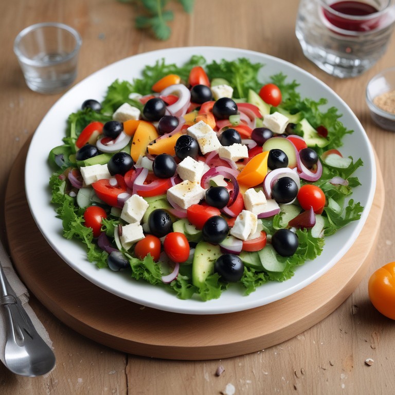 Colorful Ensaladas with Tangy Citrus Dressing