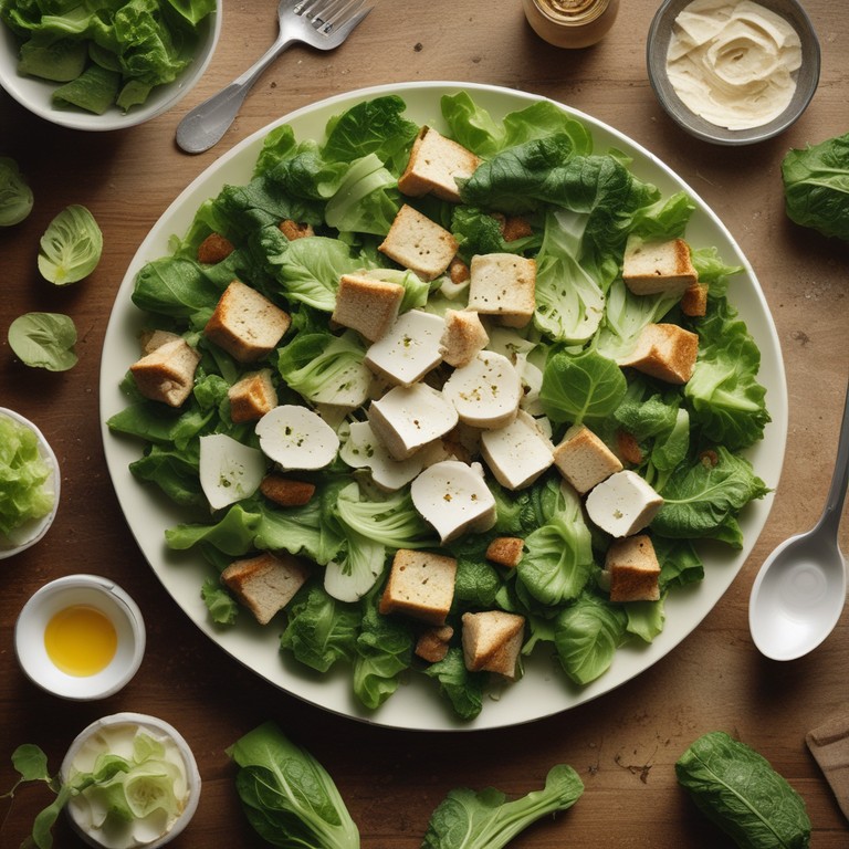 Ultimate Caesar Salad with Homemade Dressing