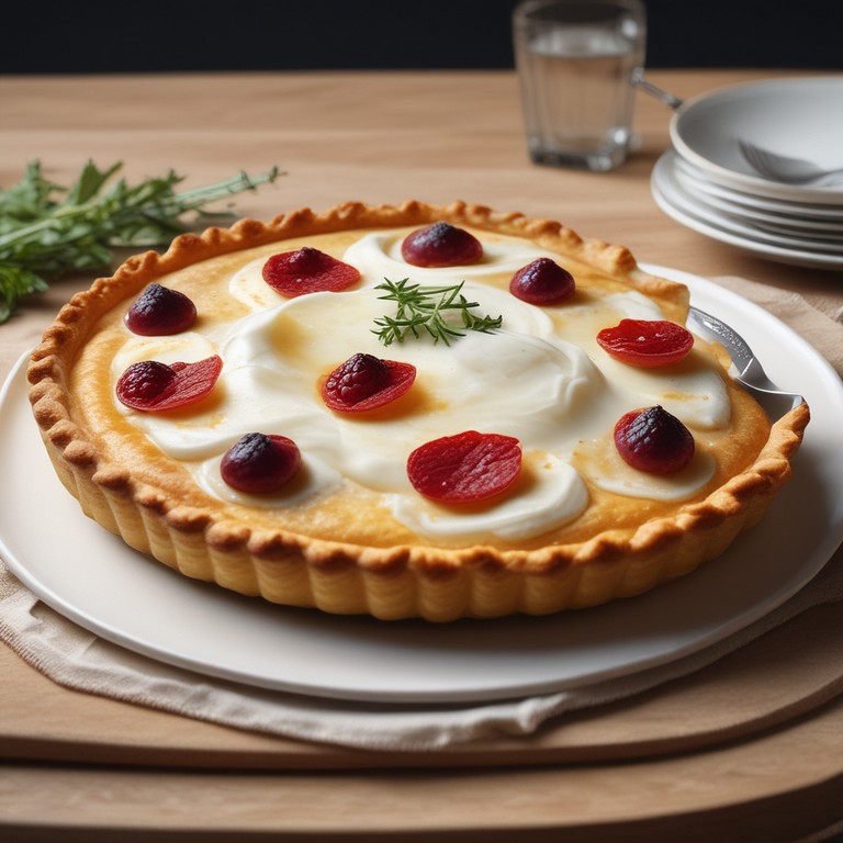 Tarte à l’oignon et au fromage blanc