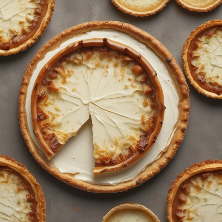 Tarte à l’oignon et au fromage blanc