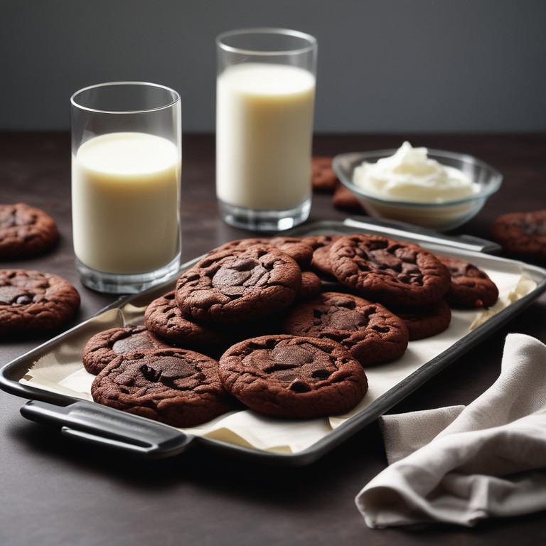 Decadent Dark Chocolate Cookies