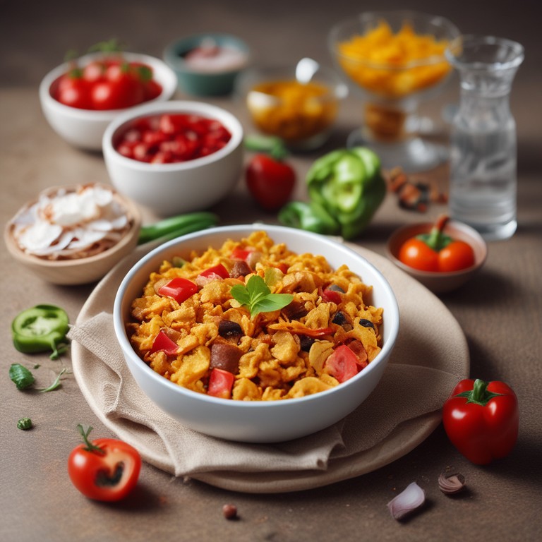 Spicy Cornflakes Breakfast for Weight Loss