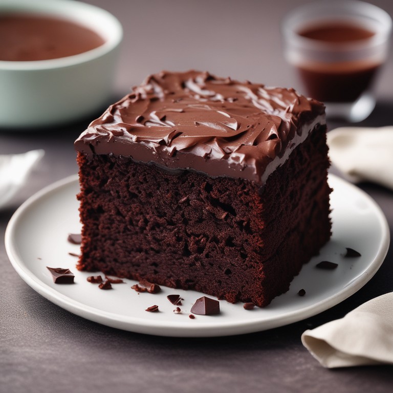 Moist Eggless Chocolate Cake