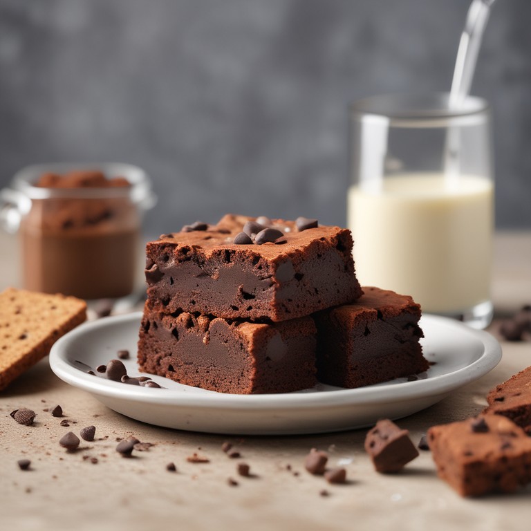 No-Bake Chocolate Brownies