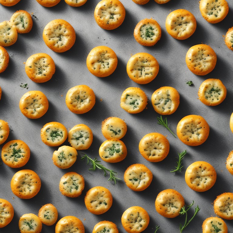 Savory Cheese and Herb Snack Bites
