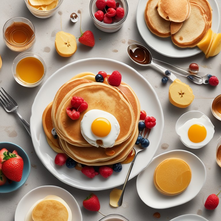 Honey Egg Pancakes