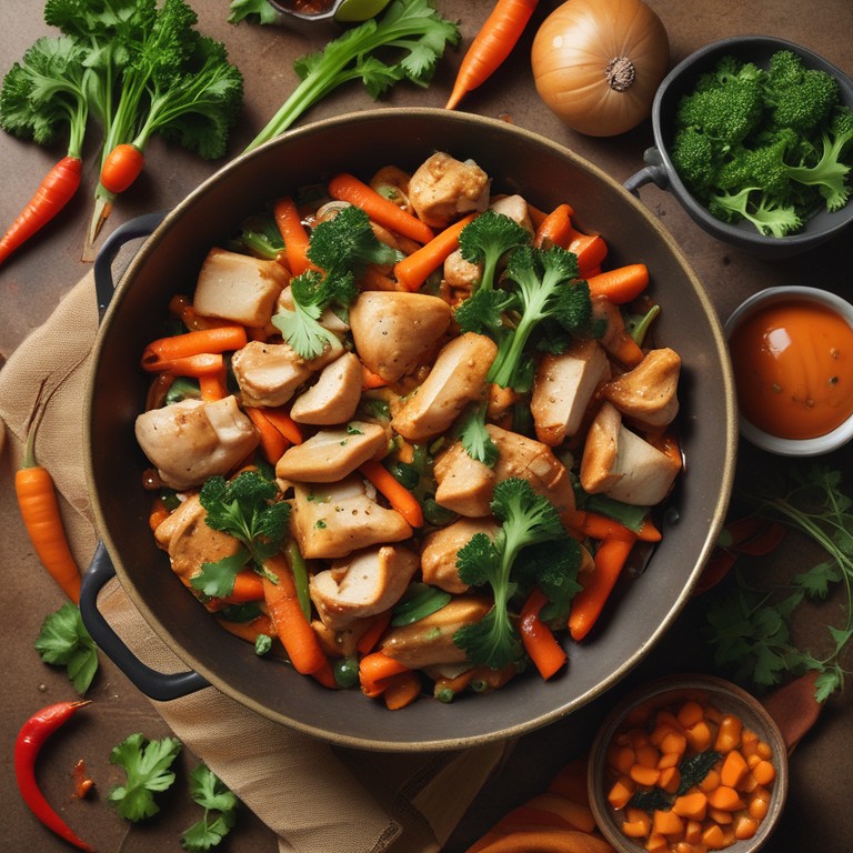 Asian-Inspired Chicken Stir-Fry with Vegetables