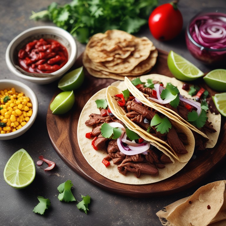 Authentic Beef Tacos with Homemade Corn Tortillas