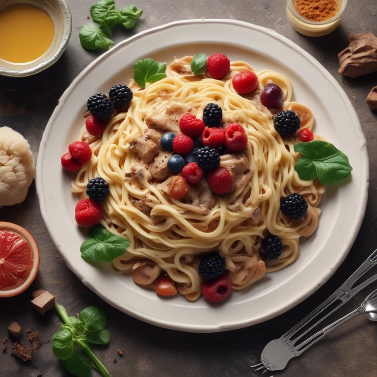 Garlicky Lion's Mane Mushroom Pasta and Decadent Chocolate Mousse