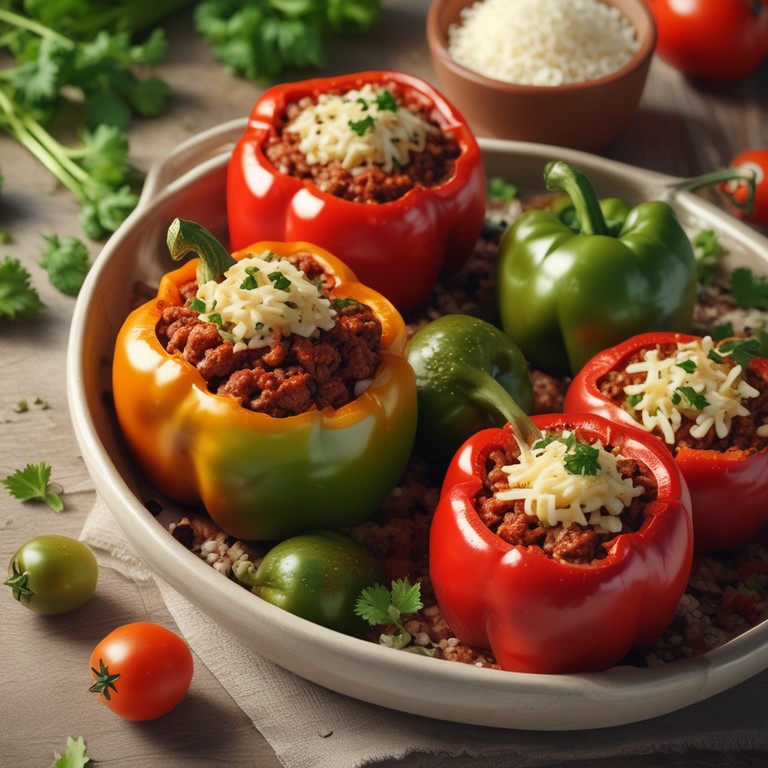 Savory Stuffed Bell Peppers