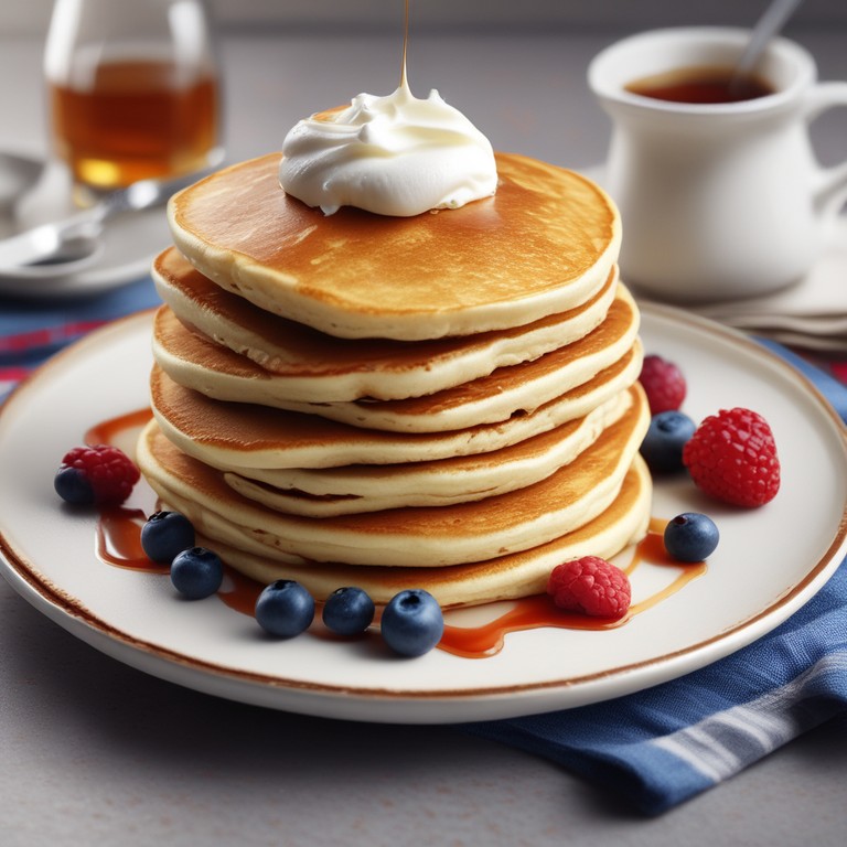 Fluffy American-Style Pancakes with Only 1 Egg