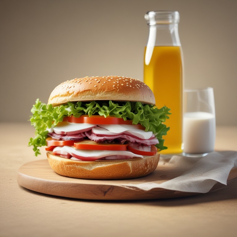 Sándwich de Pan con Aceite de Oliva y Vaso de Leche