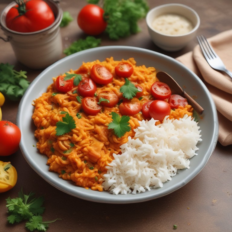 Tomaten-Reis-Curry