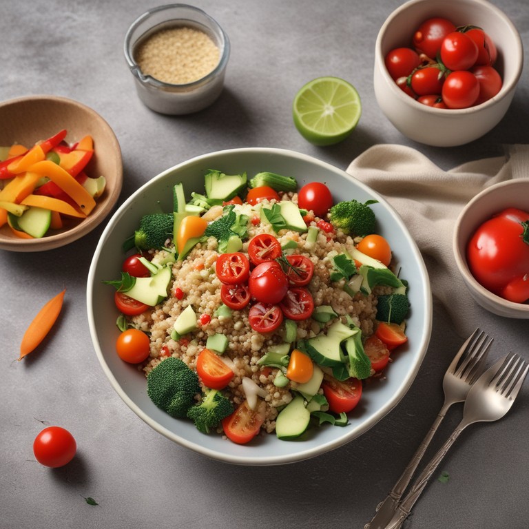 Ensalada de Quinoa y Verduras Frescas