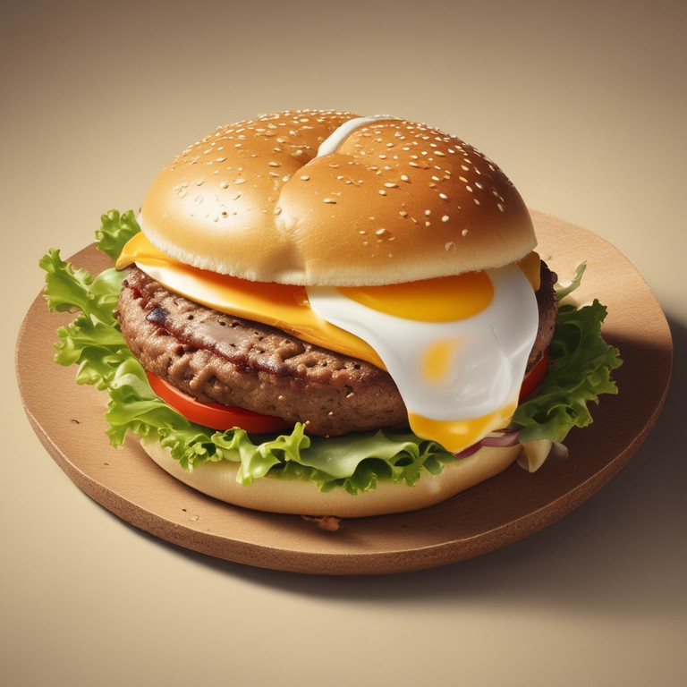 Hambúrguer de Ovo com Queijo