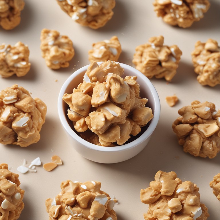 Peanut Butter Coconut Clusters