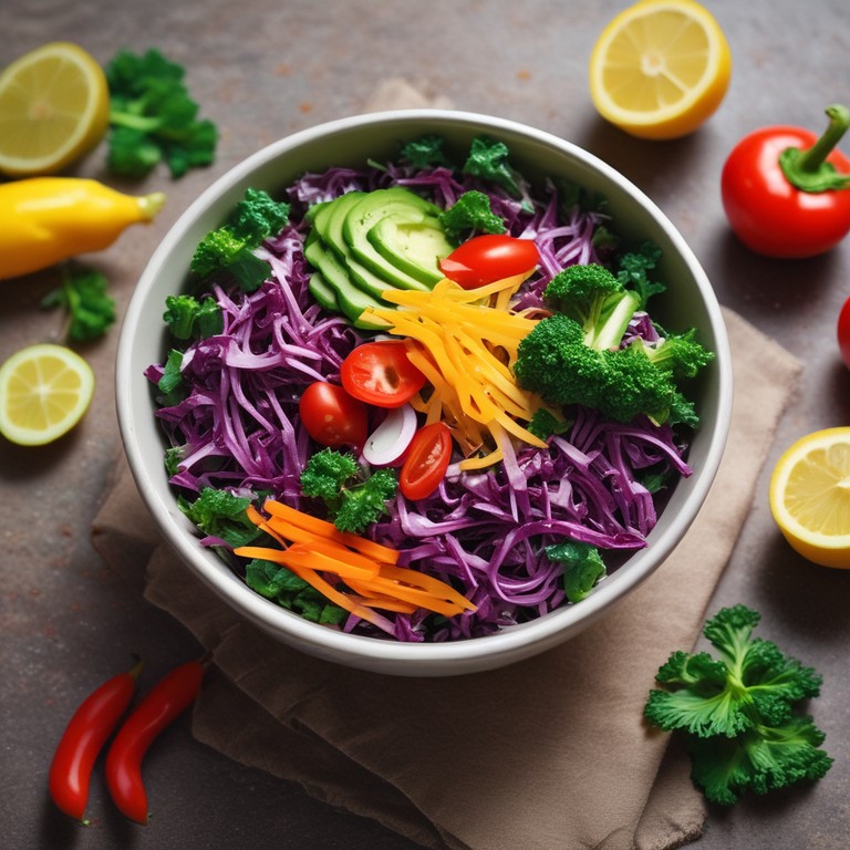 Rainbow Detox Salad