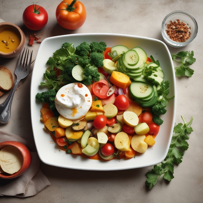 Ensalada Vegana Colorida