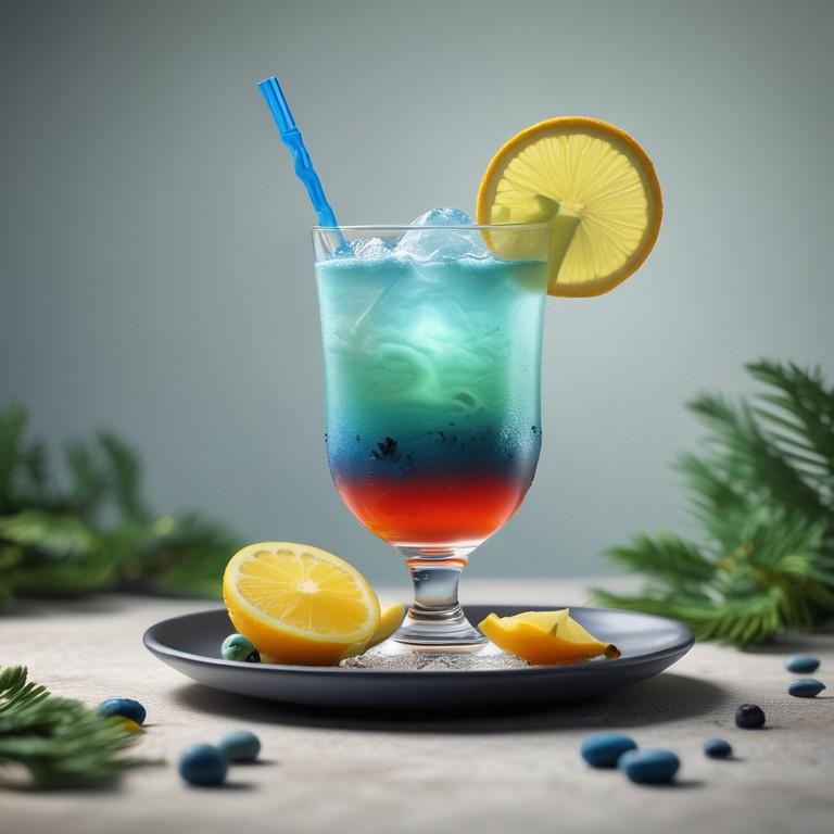 Blue Lagoon Breeze Cocktail
