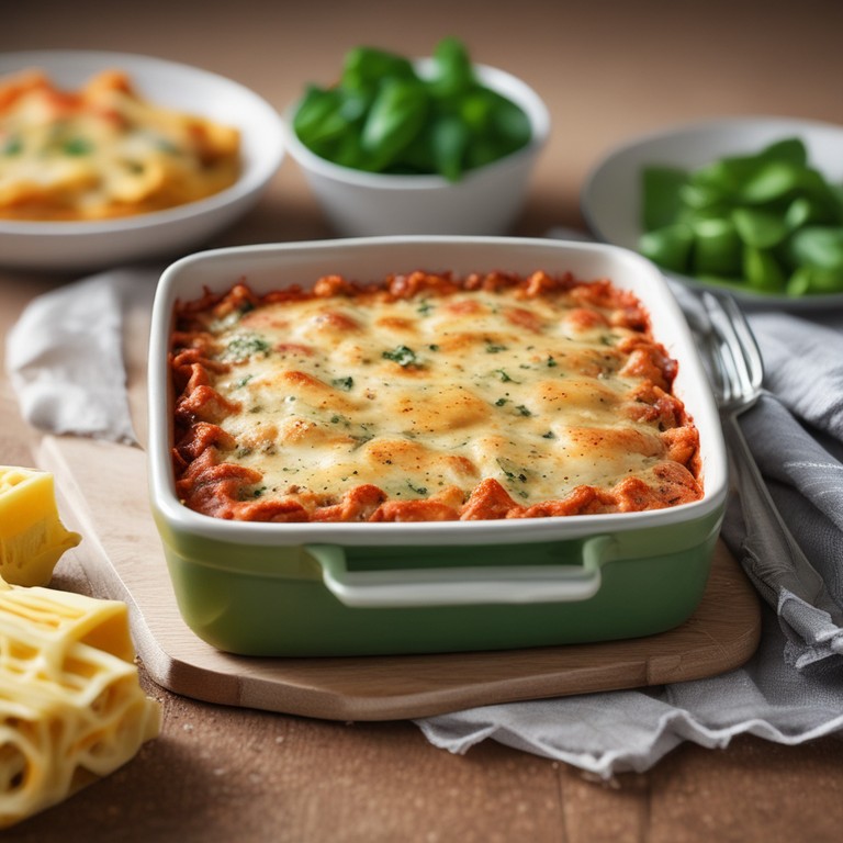 Chicken Pesto Gluten-Free Lasagna