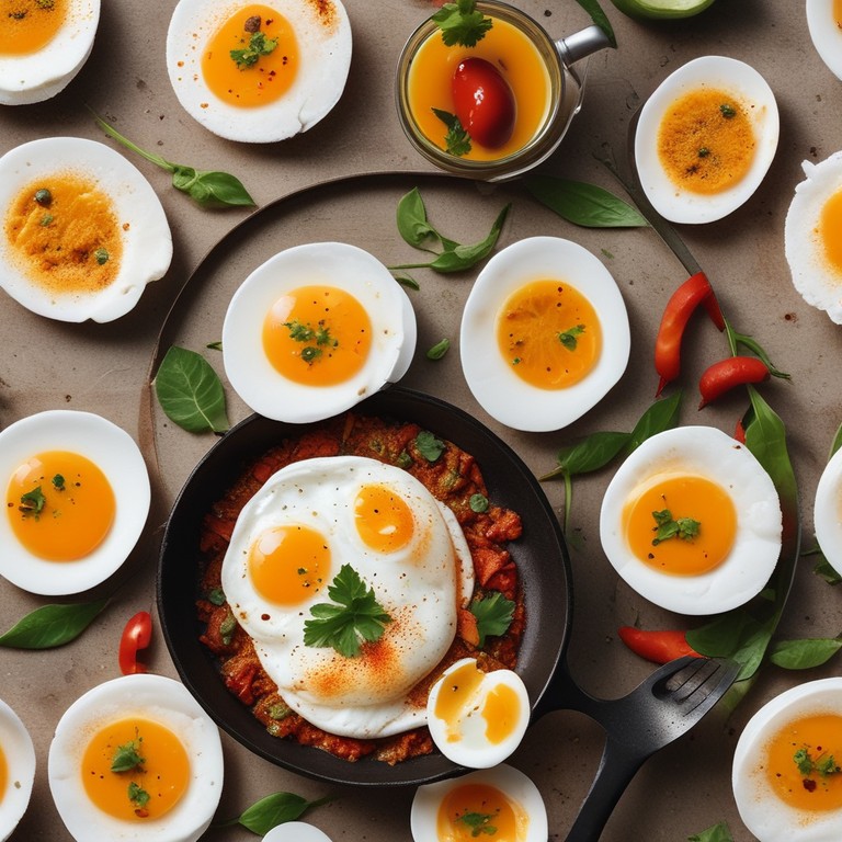 Spicy Fried Eggs