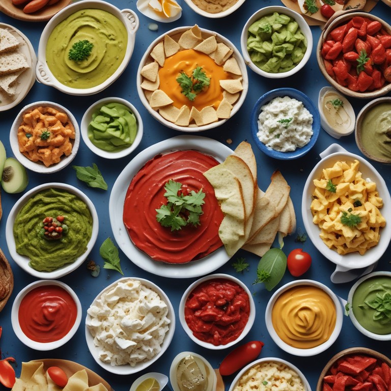 Dips Variados para 200 Personas