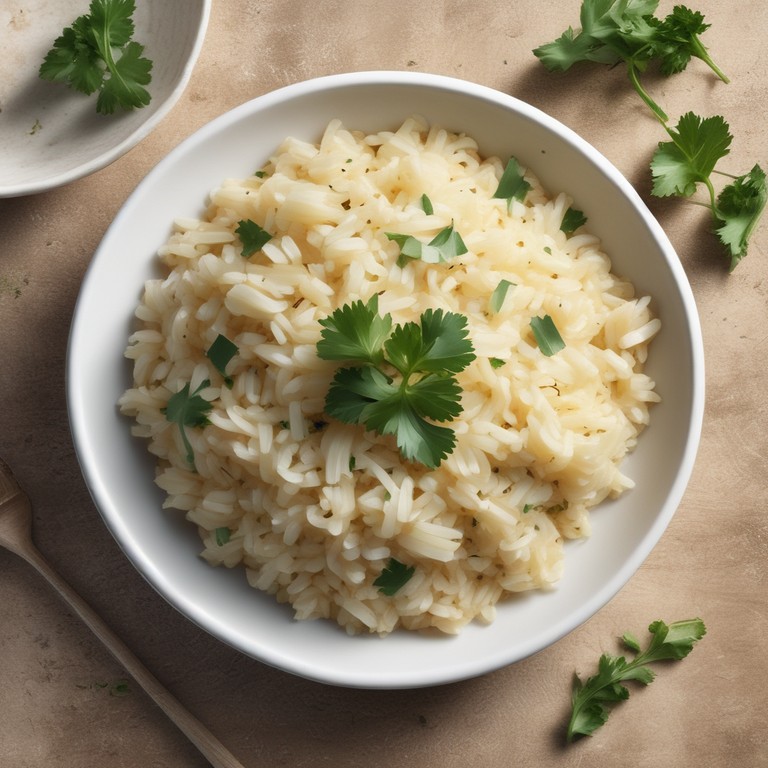 Savory Garlic Butter Rice