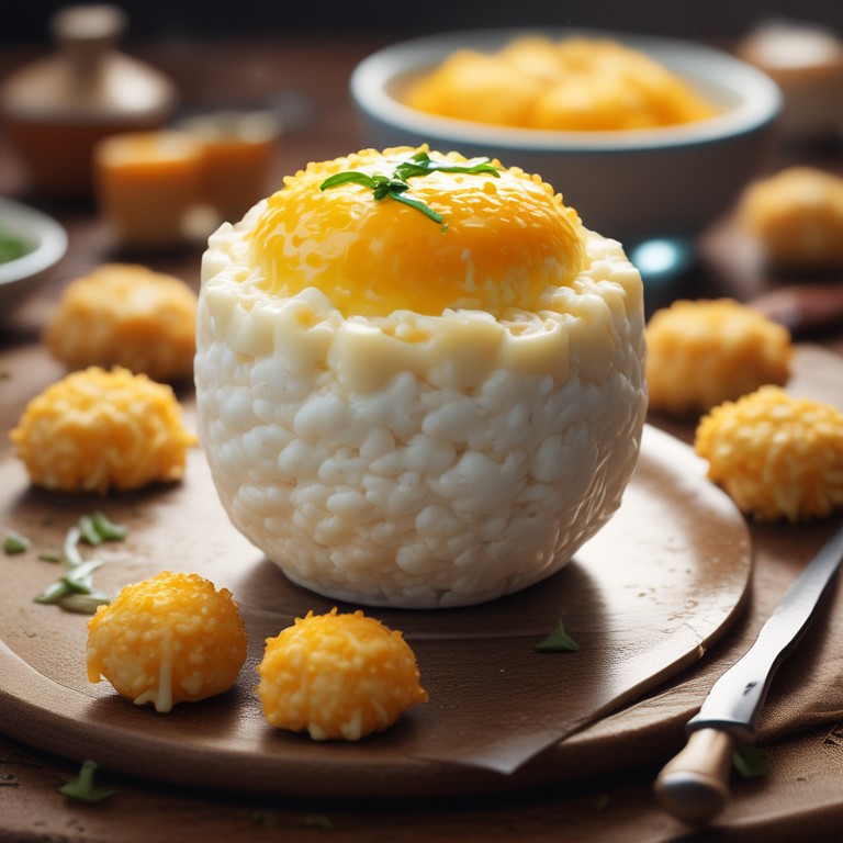 Cheese Baked Rice Balls