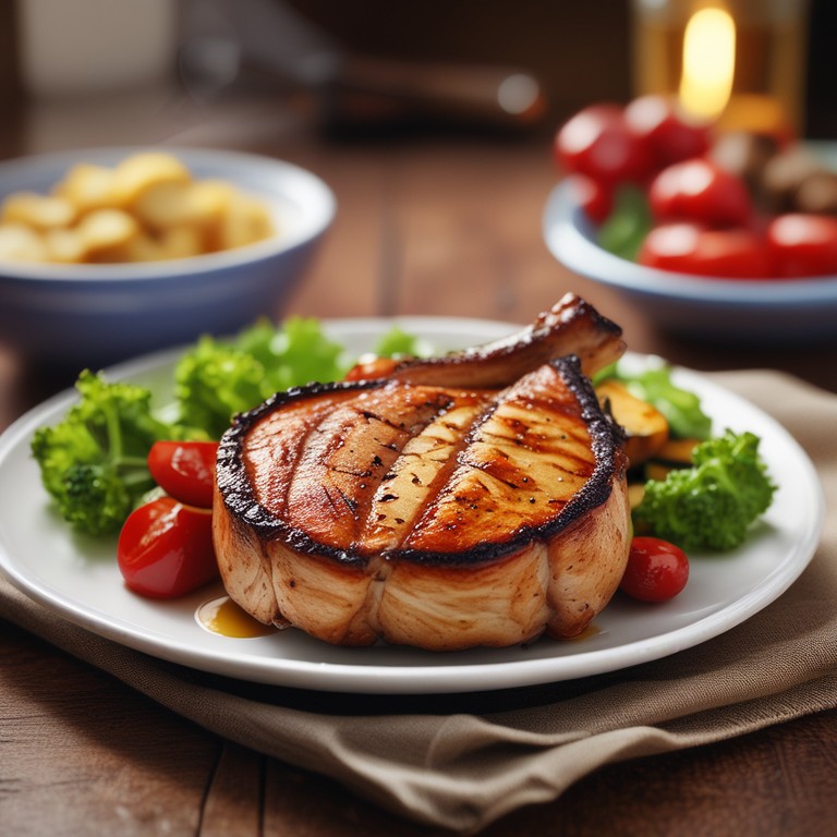 Schweinskotelette im Ofen gegrillt - Mr. Cook