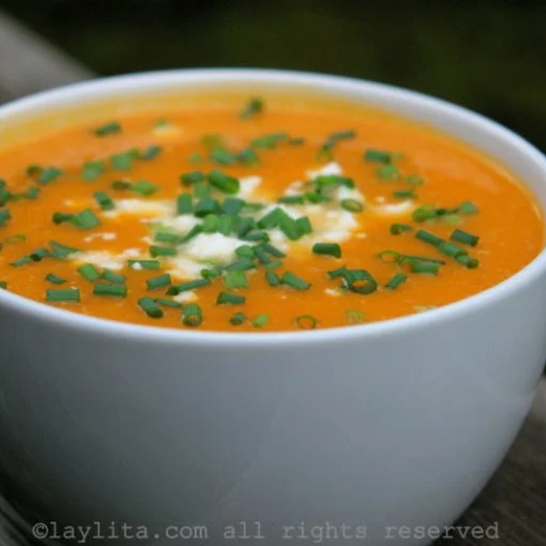 Sopa crema de zapallo