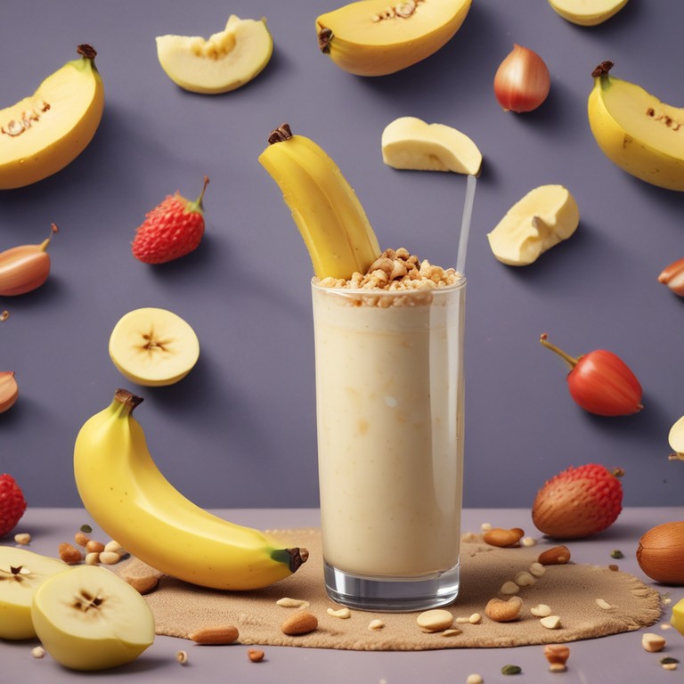 Energy-Boosting Peanut Banana Smoothie