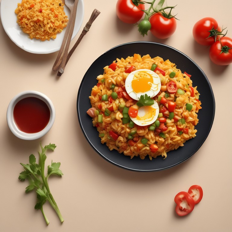 Spicy Tomato Egg Fried Rice