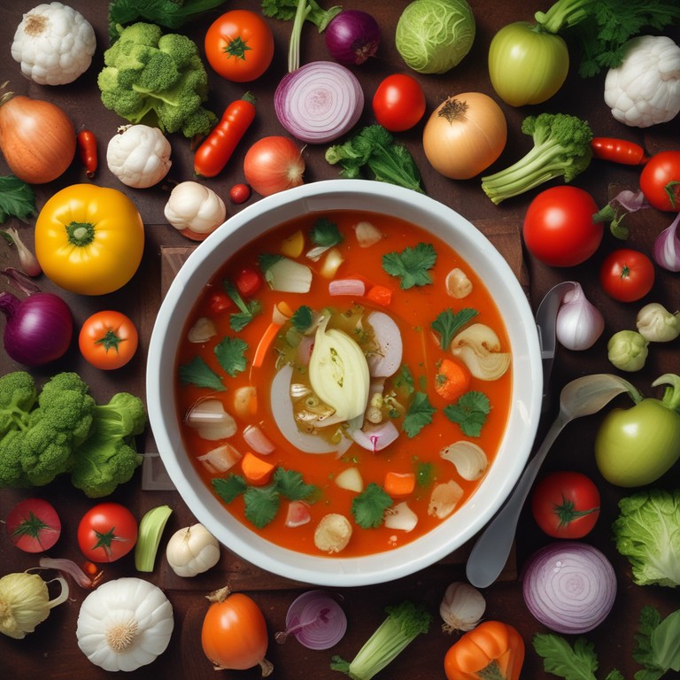 Sopa de Legumes Colorida