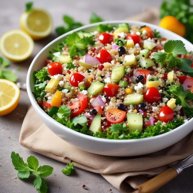 Salade de Quinoa à la Menthe