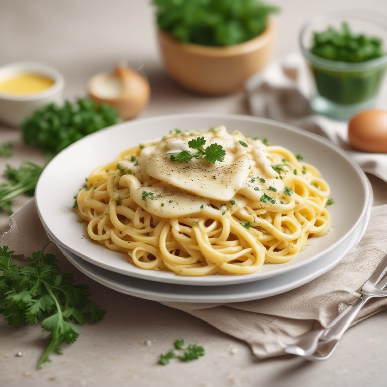 Creamy Pasta with Egg Sauce