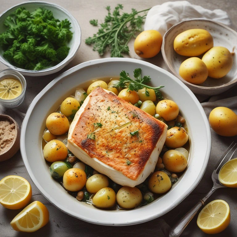 Merluza con Patatas al Horno