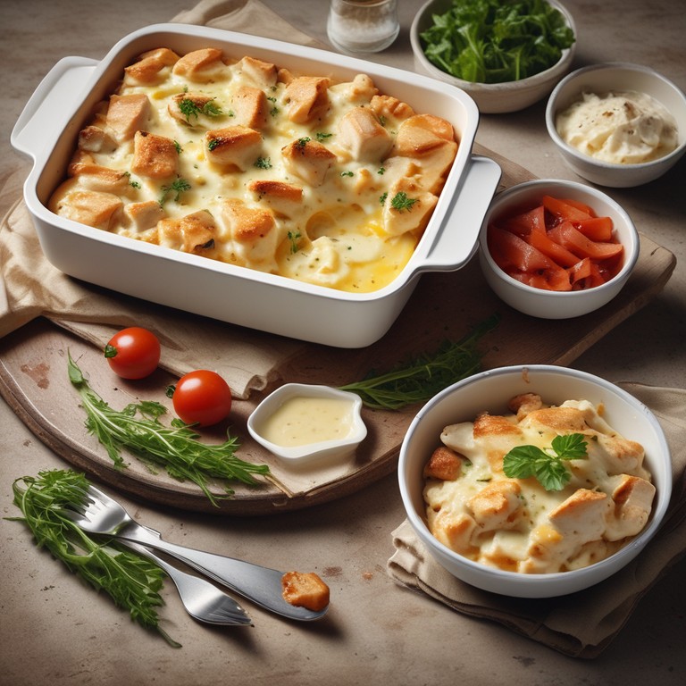 Skandinavischer Hähnchenbrustauflauf