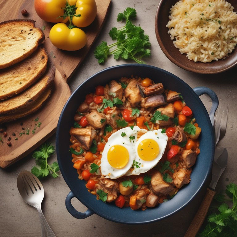 Arroz de Sardinha com Batata e Ovo