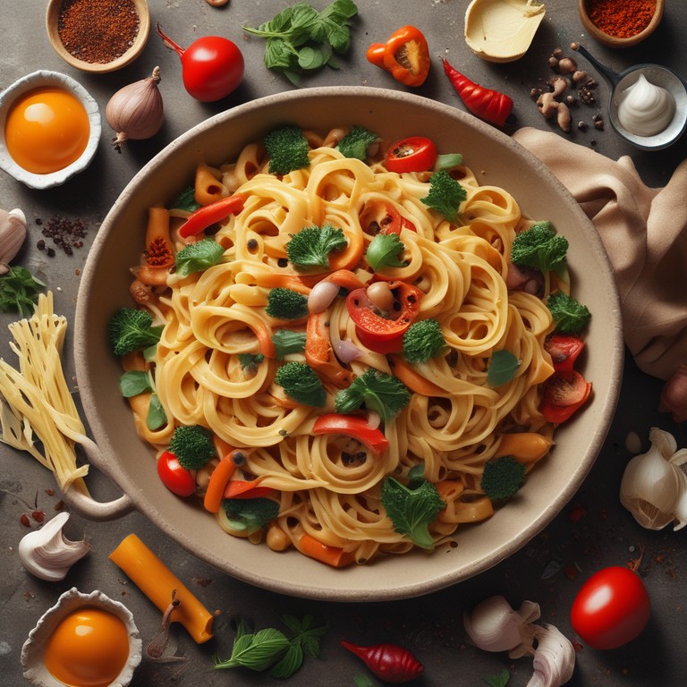 Spicy Indian Masala Pasta