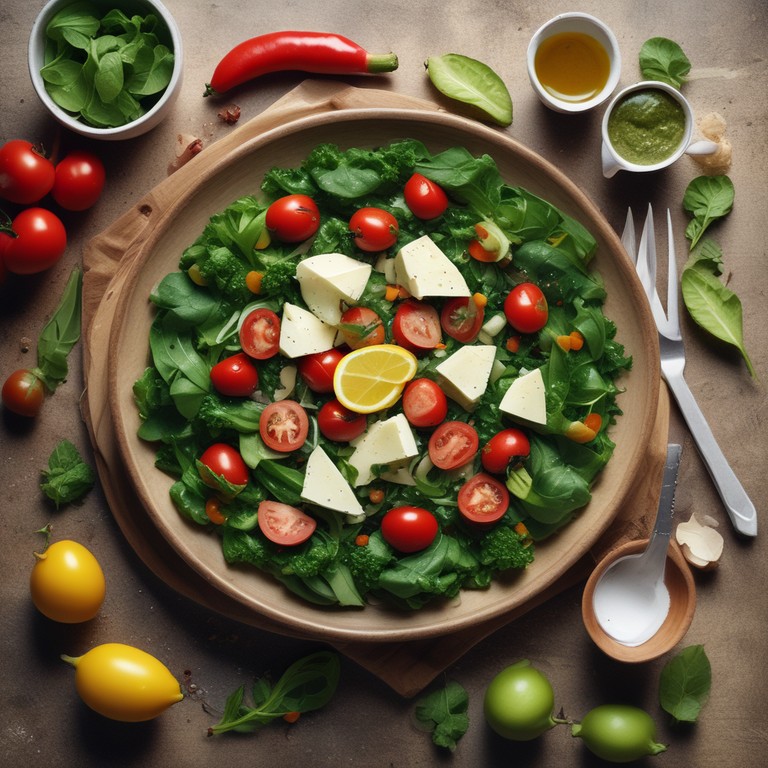 Salade Fraîcheur au Pesto Maison