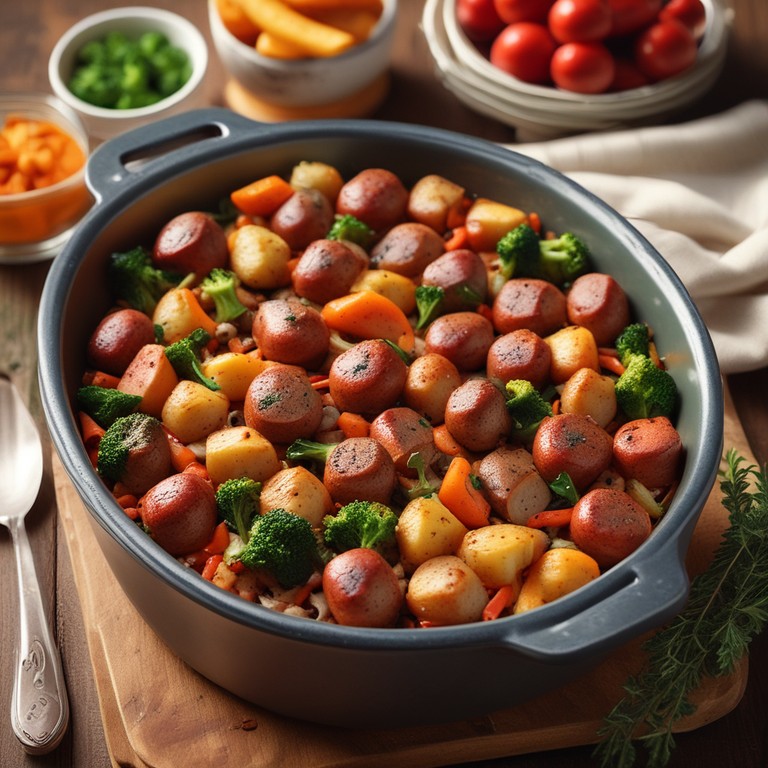 Italian Sausage and Veggie Bake