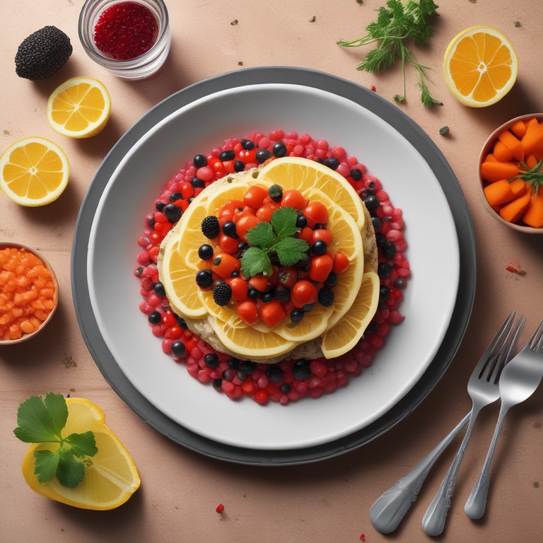 Acompañantes Coloridos para Posta Rosada