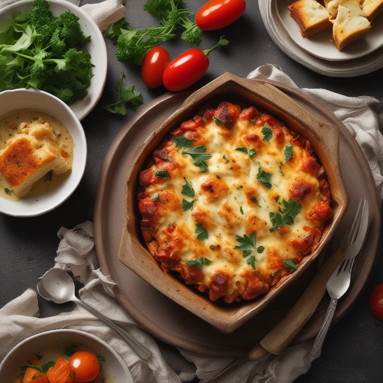 Vegetarian Paneer Cheese Bake