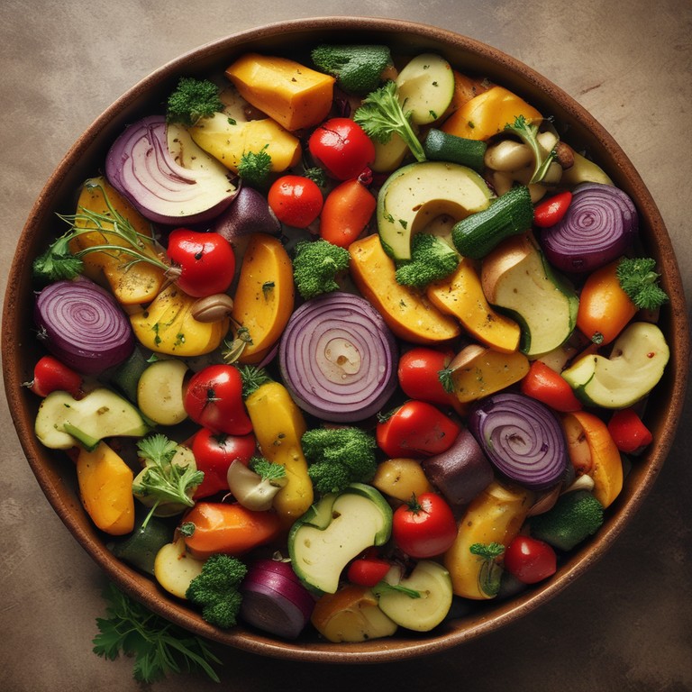 Low Carb Roasted Vegetable Medley