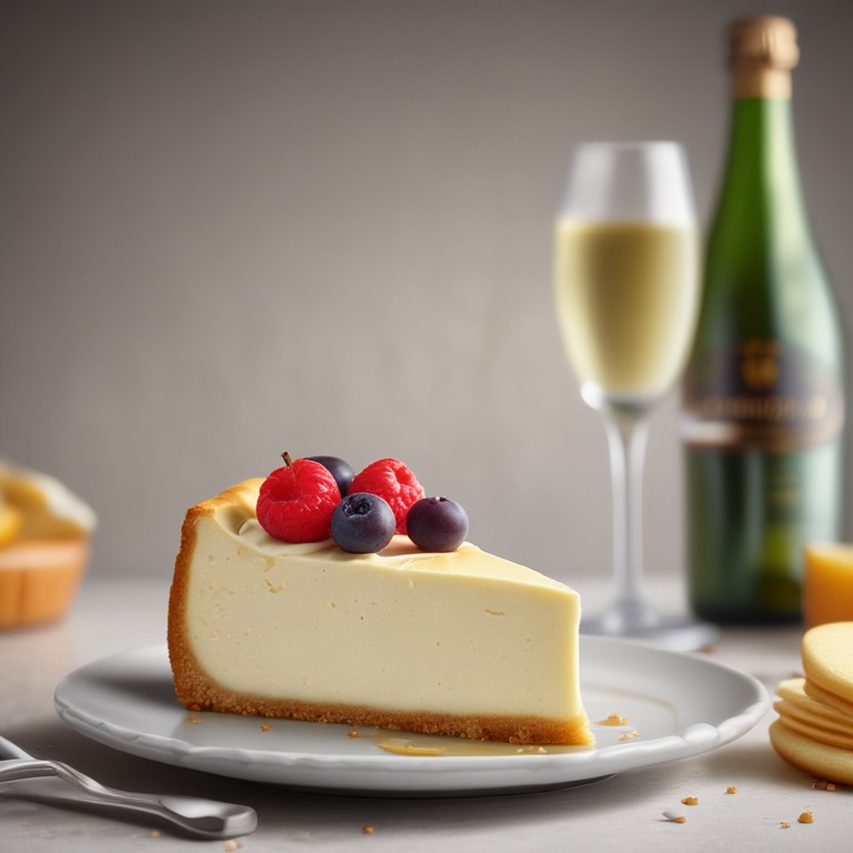 Cheesecake de Biscoito de Champagne