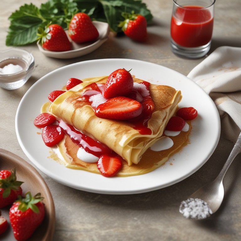 Quick and Easy Strawberry Sauce for Crepes