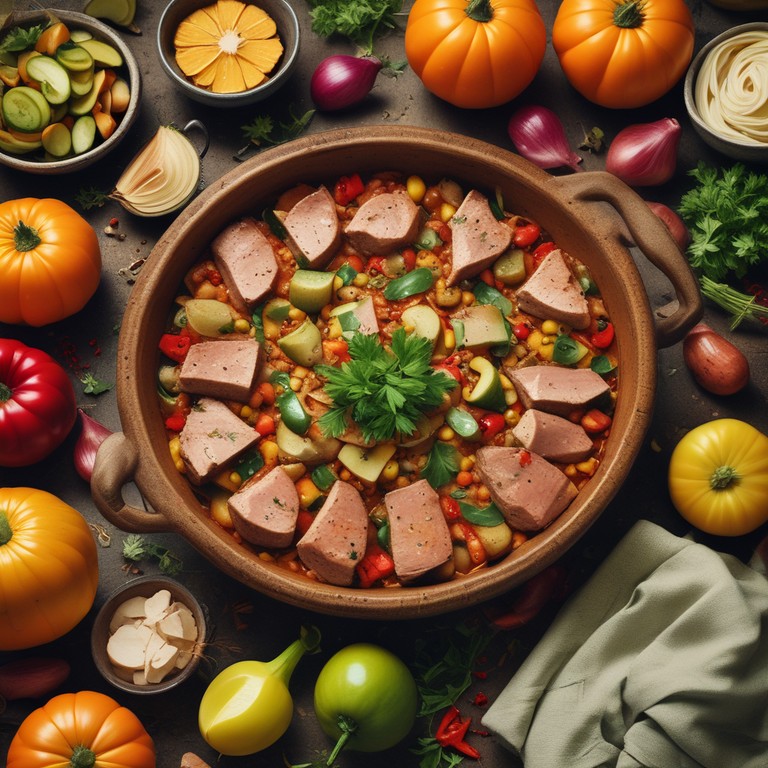 Spicy Tuna, Pumpkin, and Courgette Thermomix Stew
